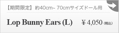 【期間限定】Lop Bunny Ears (L):詳細ページはこちら