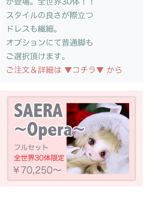 SAERA ~Opera~：詳細はこちら