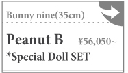 [Nine9 Style Doll] Peanut B Special Doll set. Bunny nine 35cm:詳細ページはこちら