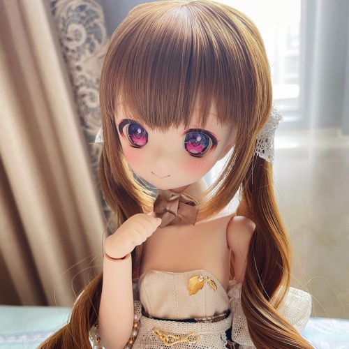 Limited) twin tail heat resistant wig - Annie（Mocha）【8-9inch