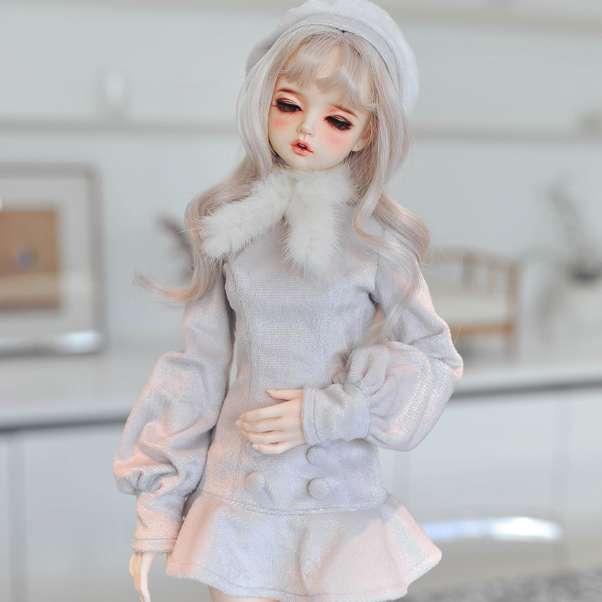 Winter Fluffy: Light Gray SD13（SD13 Girl）｜DOLK（ドルク）