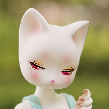 数量限定】Mariko Cat(white_pink eyes)｜DOLK（ドルク）