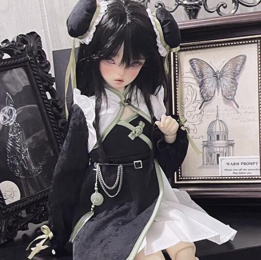 アレンジチャイナドレス・ブラックグリーン（MSD/MDD）｜DOLK（ドルク）