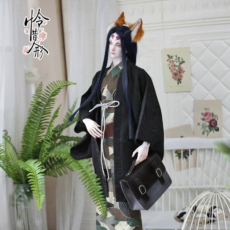 和服羽織セット（68-73cm）黒色｜DOLK（ドルク）
