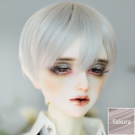 モヘアウィッグ（38号：ロングブラウン）【22-23cm（8-9inch）】｜DOLK