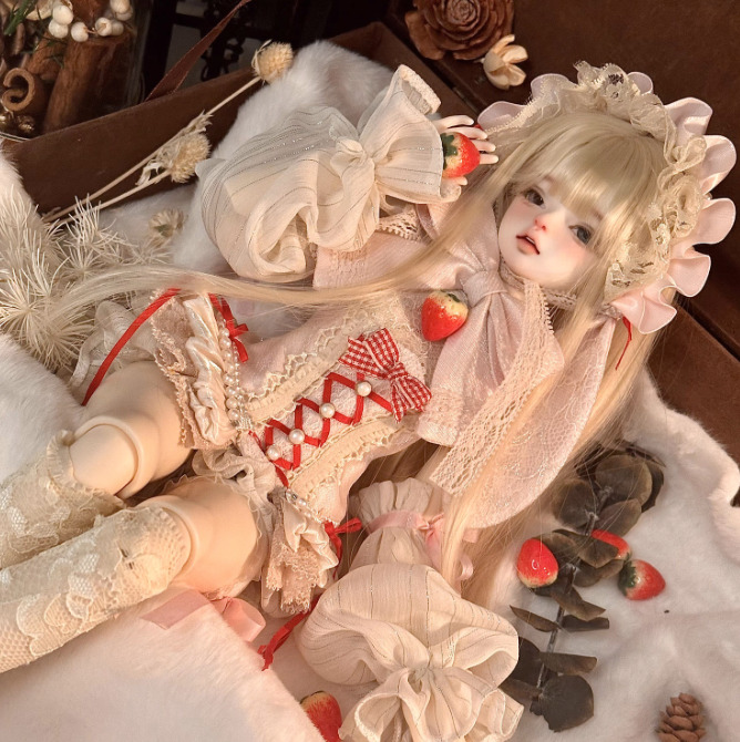 コルセットドレスセット「兎のお茶会」：ストロベリーホワイトチョコ