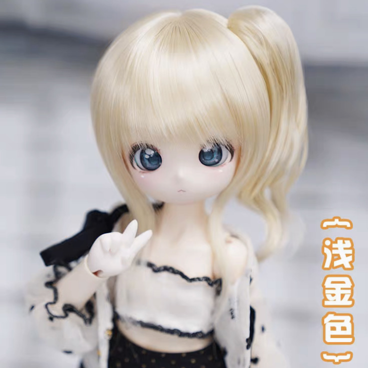 サイドテールヘア：ライトブロンド（8-9inch対応）｜DOLK（ドルク）