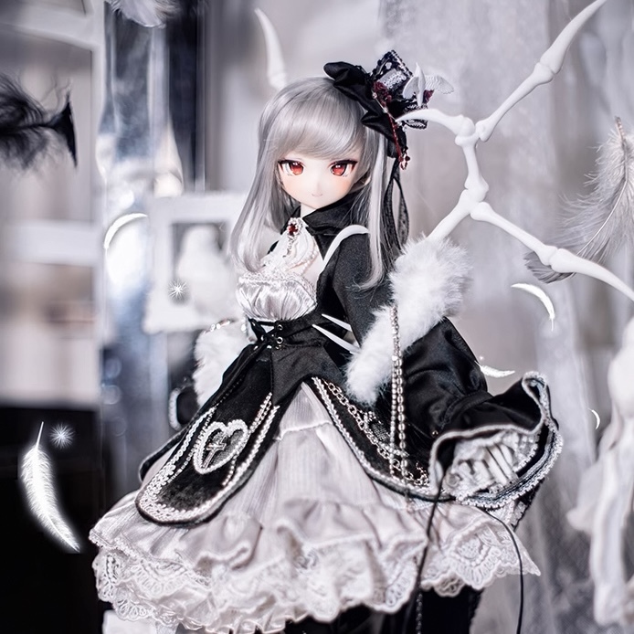 ゴシックロリータドレスセット/ボーンズスローン：脊椎パーツ付（40cm