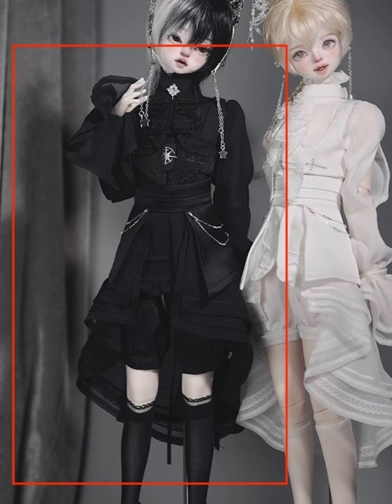 ゴシックレースドレスセット・ヴァルゴ：ショートVer./ブラック（68cm