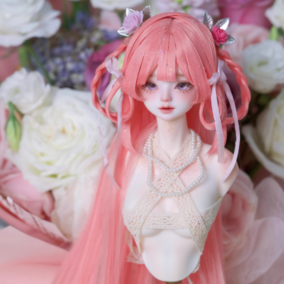 ツインサークルヘア：ピンク（8-9inch）｜DOLK（ドルク）