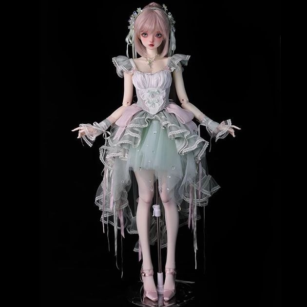 H13 BJD 1/4 ドール 衣装 巫女服　12点セット　衣装のみ　ハンドメイ 1/4,MSD,MDD 巫女 コスプレ セット服 ドルフィードリーム ドール
