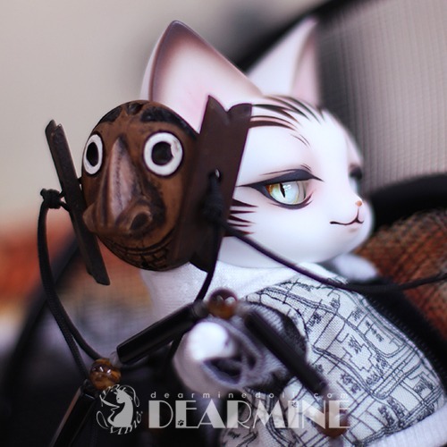 ねこ耳カチューシャ(ブラック) 30cm(YSD)（YoSD）｜DOLK（ドルク）