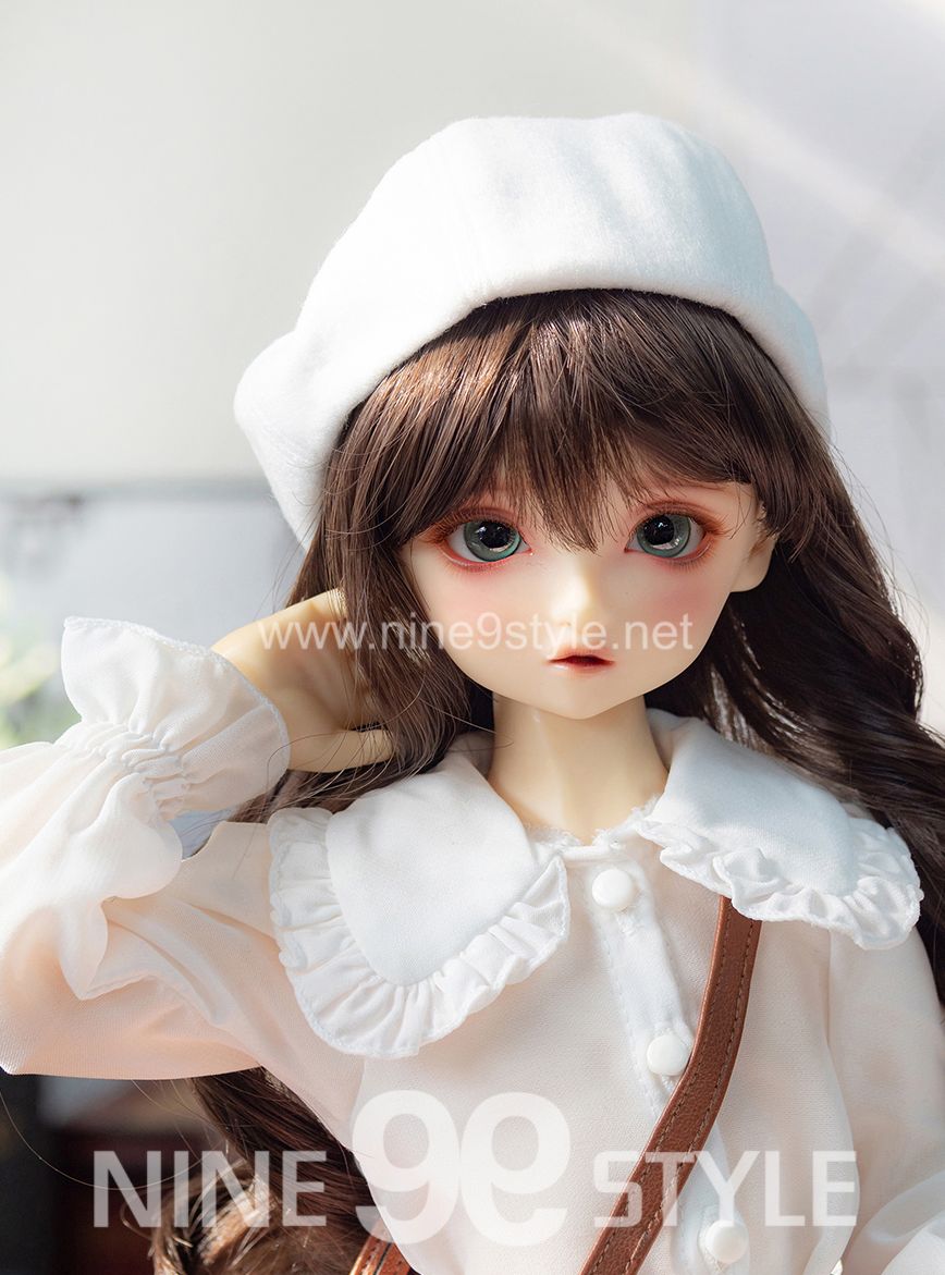 MSD]Big collar blouse(White) ｜DOLK（ドルク）