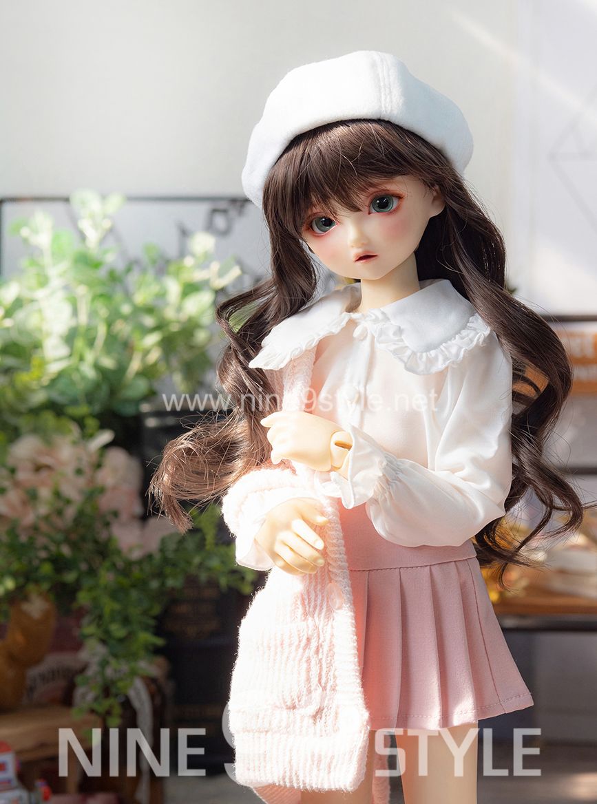 MSD]Big collar blouse(White) ｜DOLK（ドルク）