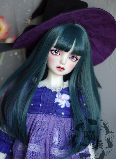 7~8inch】Two-color Long straight(Indigo)【ウィッグ】｜DOLK（ドルク）