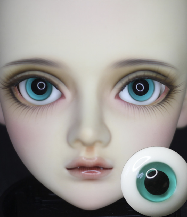 グラスアイ（ブルーグリーン）【14mm】｜DOLK（ドルク）