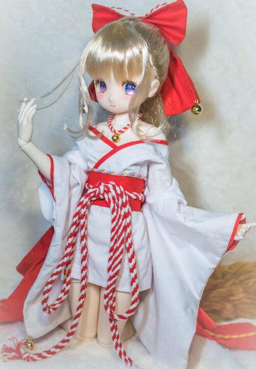 AX509 BJD 1/3 ドール 衣装 人形服 巫女服 ハンドメイド | www