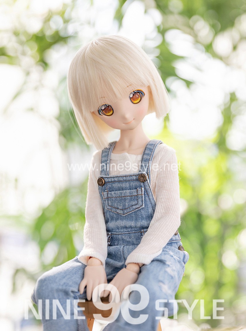 MSD]Wide long overalls(Ice jean)（MSD・MiniDD）｜DOLK（ドルク）