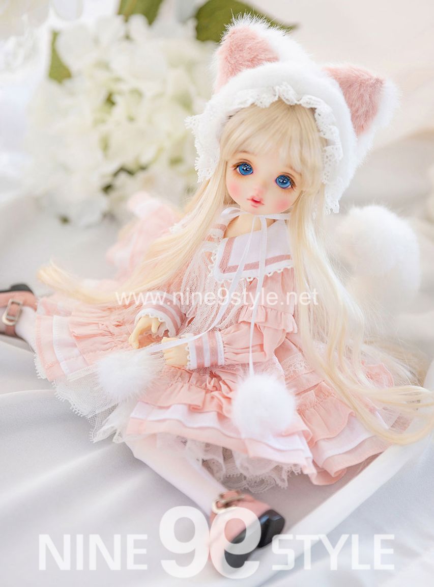 USD]Kitty sailor dress(Pink)&[NineBJD] Doll SET｜DOLK（ドルク）