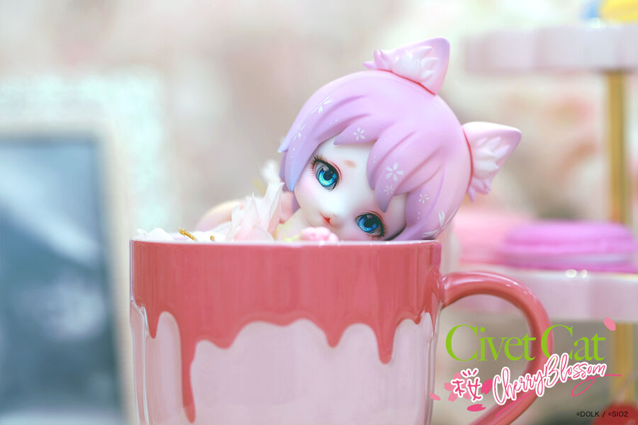 DOLK×SIO2】Civet Cat - Cherry blossom Limited - 世界30体限定｜DOLK 