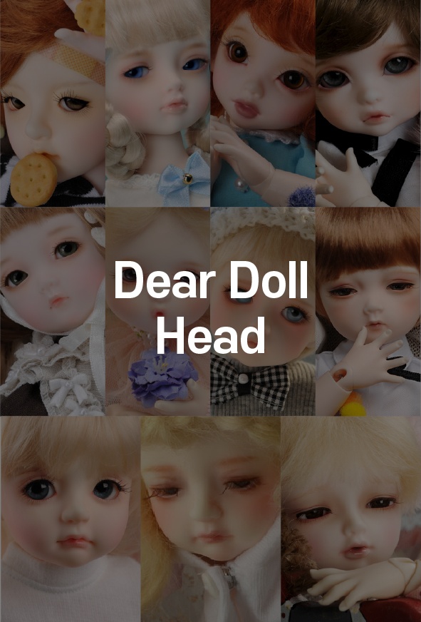 保証書送料無料[Dollmore] ドールヘッド Dollmore Dear Doll Head - Shabee (White) パーツ
