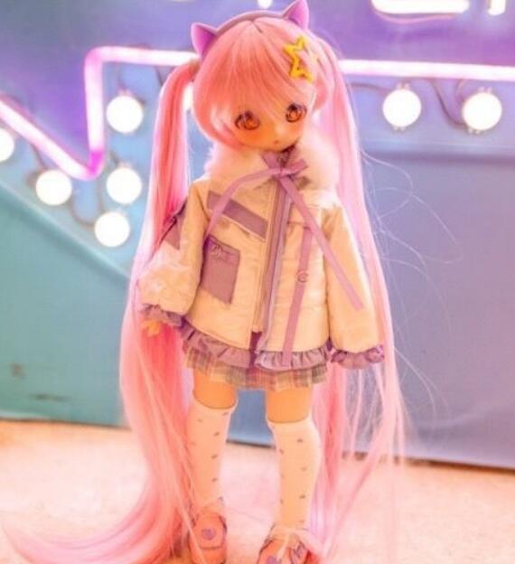 *RosenliaDoll* MSD・MDDサイズ ドール服 洋服セット ドレス ワンピース ウサギとアリス ネイビー Aver.
