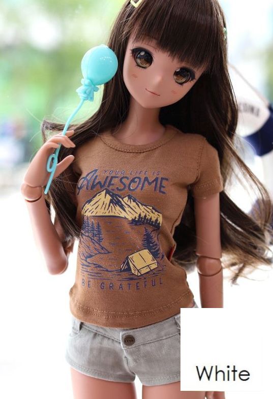 SD13 GIRL & Smart Doll Awesome T-shirt - White｜DOLK（ドルク）