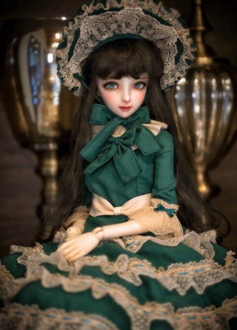 ヨーロピアングリーンドレス【1/4（MSD/MDD）】（MSD・MiniDD）｜DOLK（ドルク）