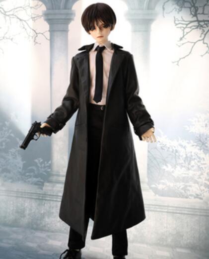ブラックロングコートスーツ（1/4：MSD boy）（MSD）｜DOLK（ドルク）