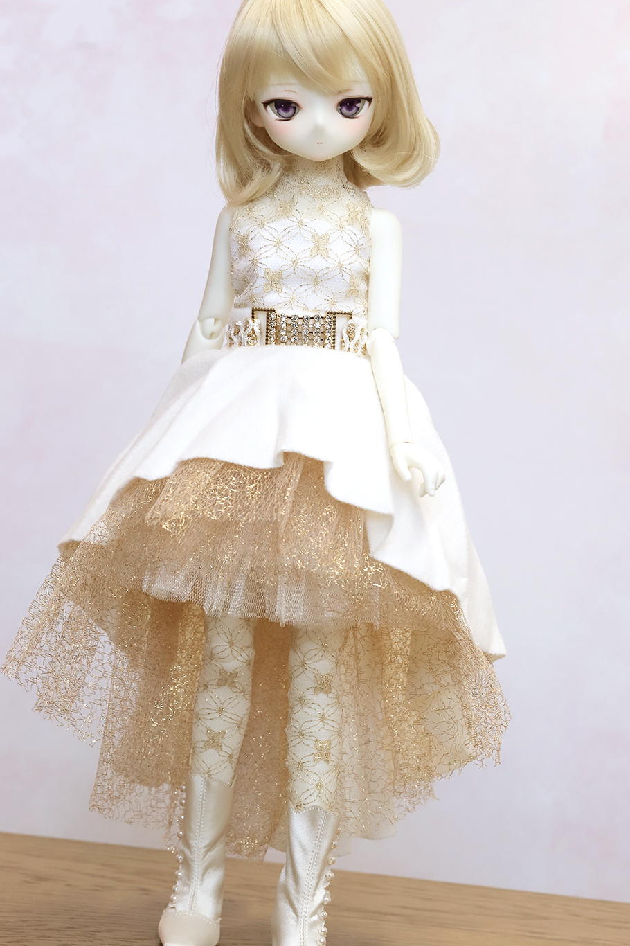 DOLK×NINE9 STYLE】Snow Queen special dress set 〔Gold ver.〕｜DOLK