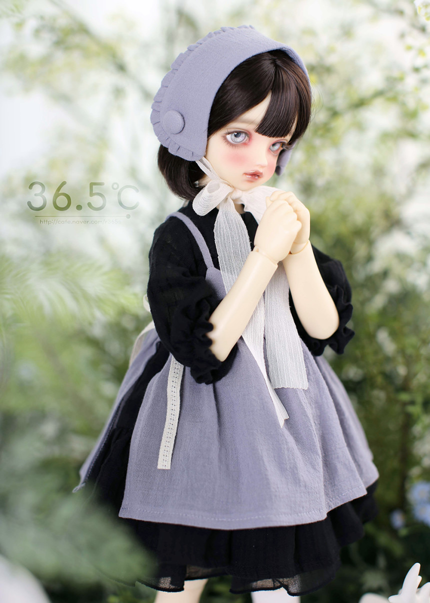 MSD] Dorothy set - Black (Violet) Bonnet（MSD) （MSD）｜DOLK（ドルク）