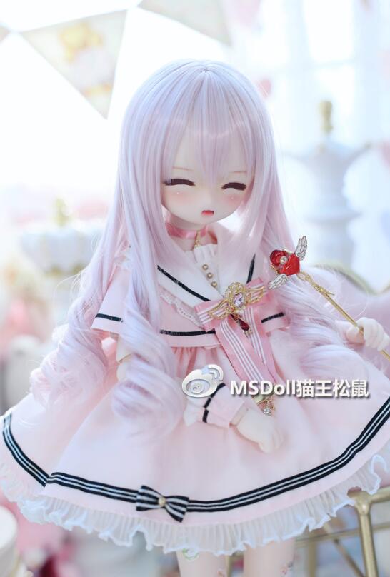 Curl long Hair -Pink(粉)/ 22-23cm｜DOLK（ドルク）