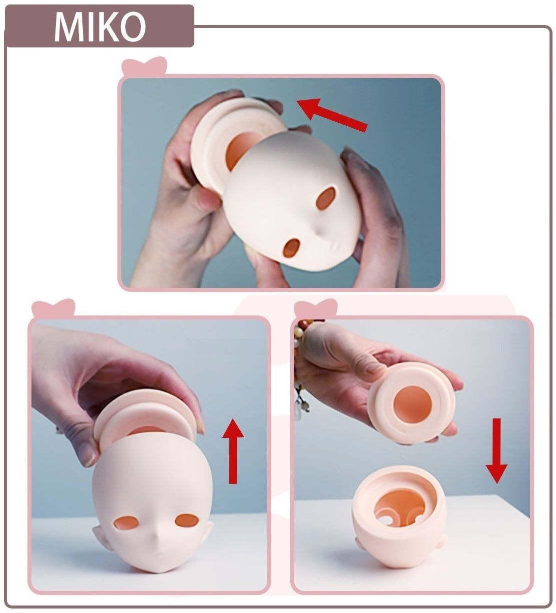 数量限定】MIKO Head -Semi White Skin｜DOLK（ドルク）