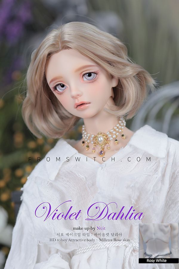 即納】SHIHO Head : Make Up -Violet Dahlia ＊ロージーホワイトスキン｜DOLK（ドルク）