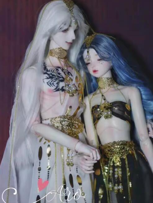 エキゾチックダンサー・ホワイト【四分（40cm）】（MiniDD）｜DOLK