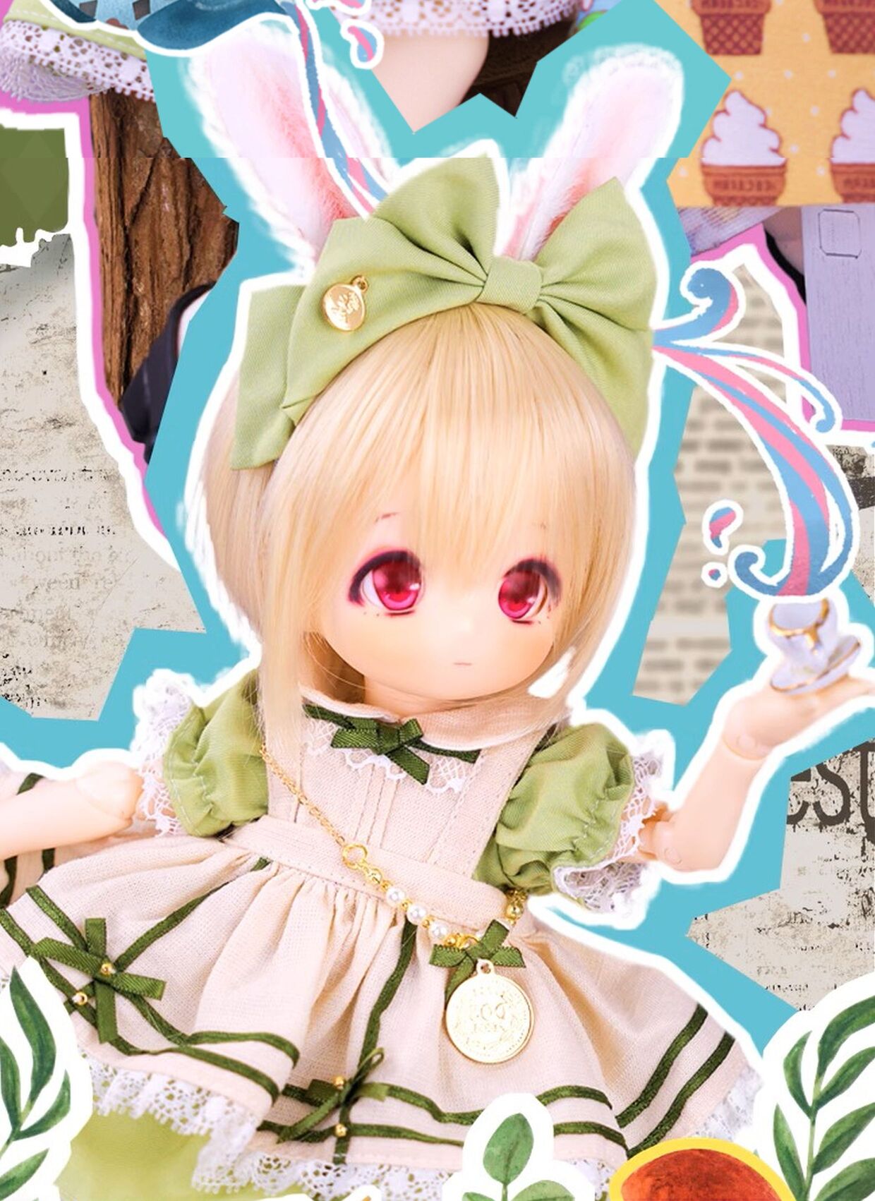 imomodollカスタムヘッド　imomodoll Maruヘッド＋2.0ボディ＋アイ＋衣装