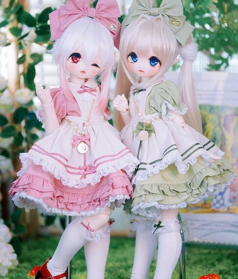 リボンドレスセット苺(40cm/MSD/MDD)｜DOLK（ドルク）