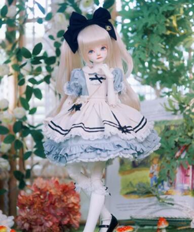 リボンドレスセット青(40cm/MSD/MDD)｜DOLK（ドルク）