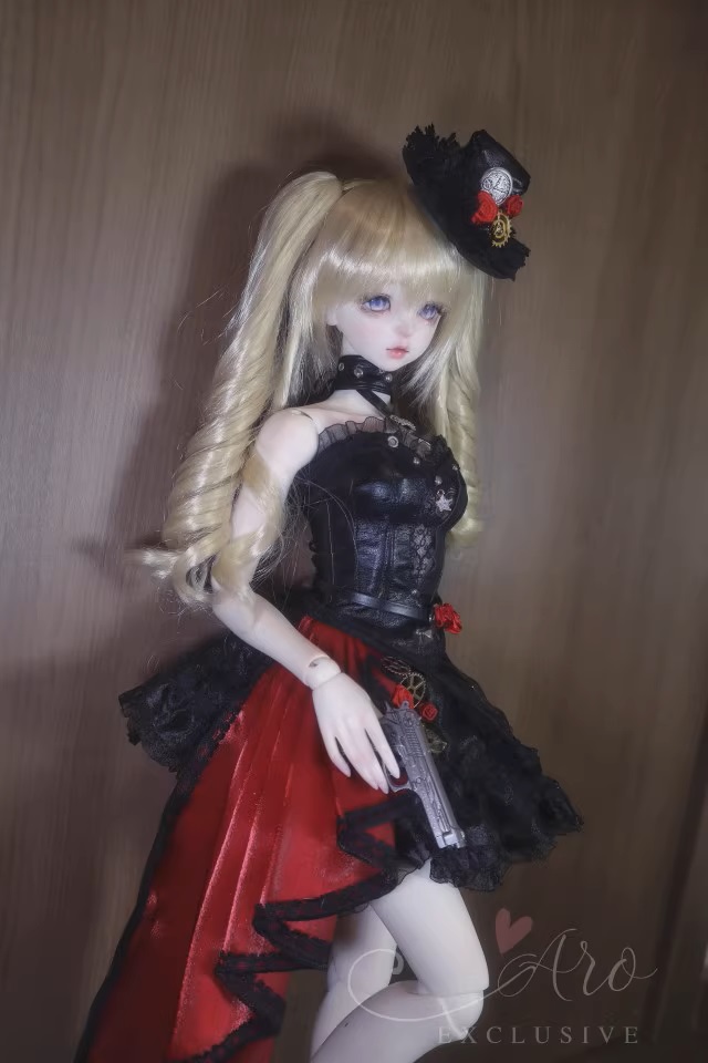 スチームパンキッシュドレス（紅：四分【40cm】）｜DOLK（ドルク）