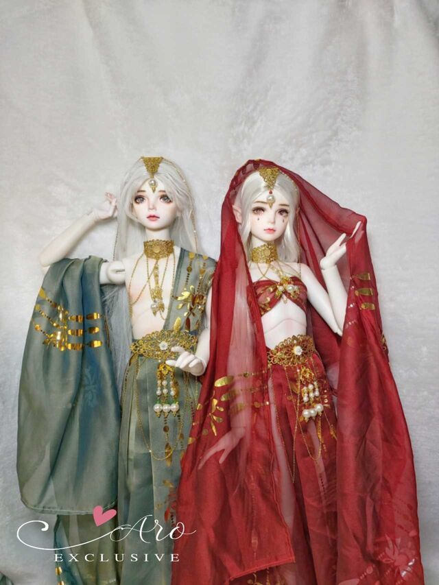エキゾチックダンサー・ホワイト【四分（40cm）】（MiniDD）｜DOLK