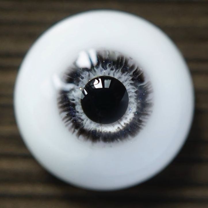 空寂』】レジンアイA品高弧12mm（12/6）【莫伊眼-灰瞳】｜DOLK（ドルク）