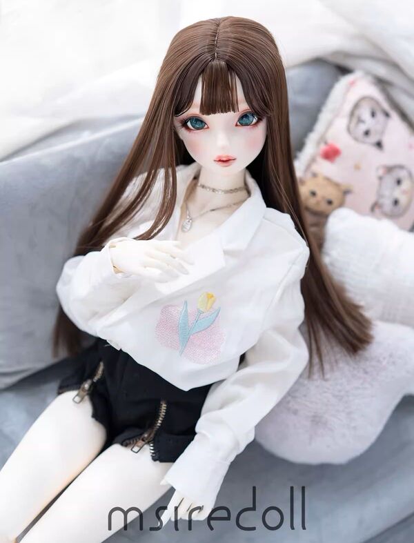 Bobbed long Hair（自然黒）8.5inch/21.5-22cm｜DOLK（ドルク）