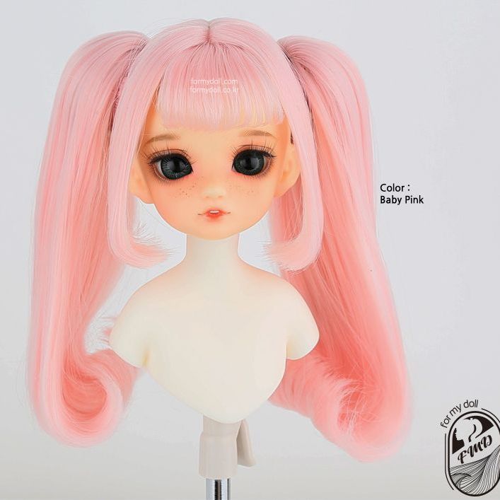 Twintails FMD-1166] 8.5-9inch Baby Pink ｜DOLK（ドルク）