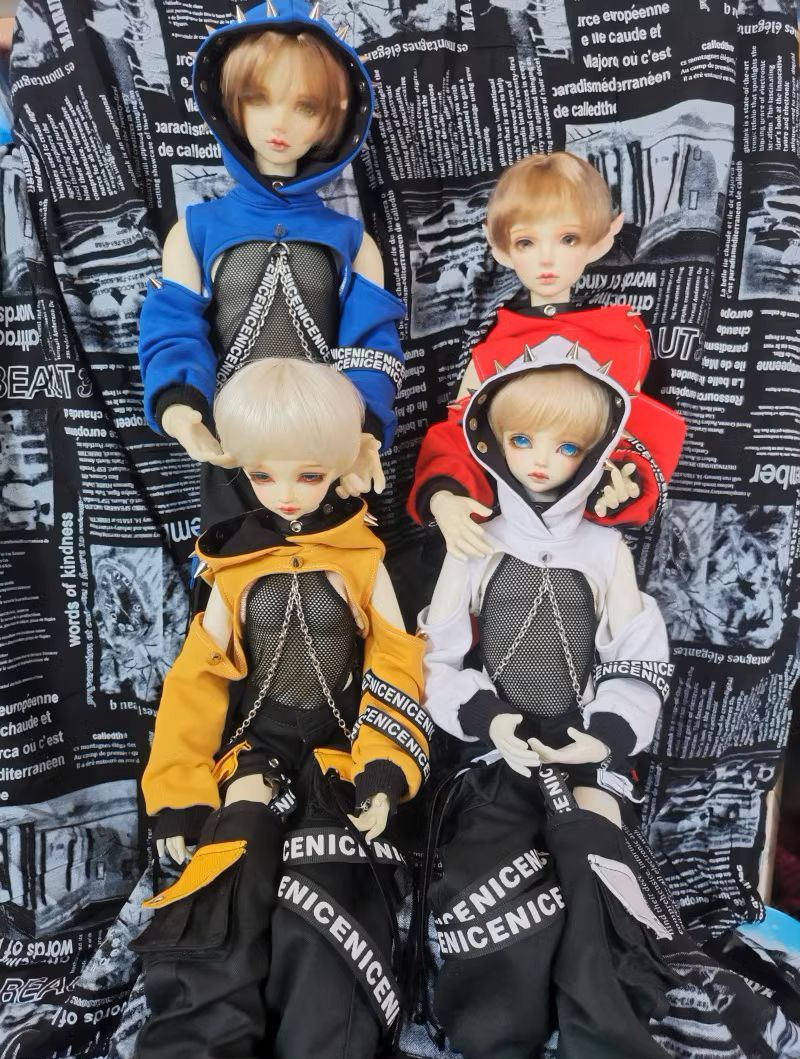 スケシャツパンクセット（紅色：70-73cm）｜DOLK（ドルク）