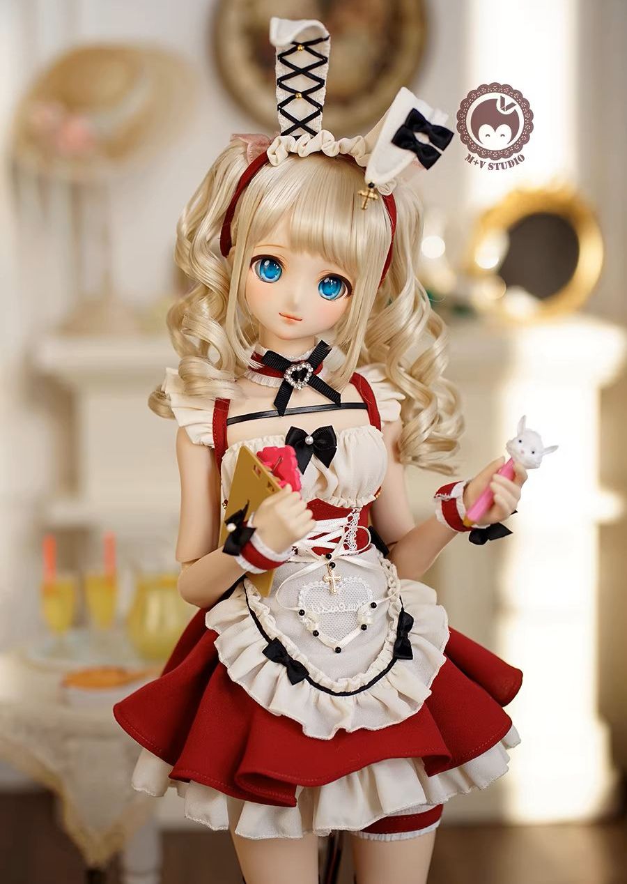 キューティバニーメイド（桜桃紅：DD共用サイズ）（DD・DDDY・DD L胸）｜DOLK（ドルク）