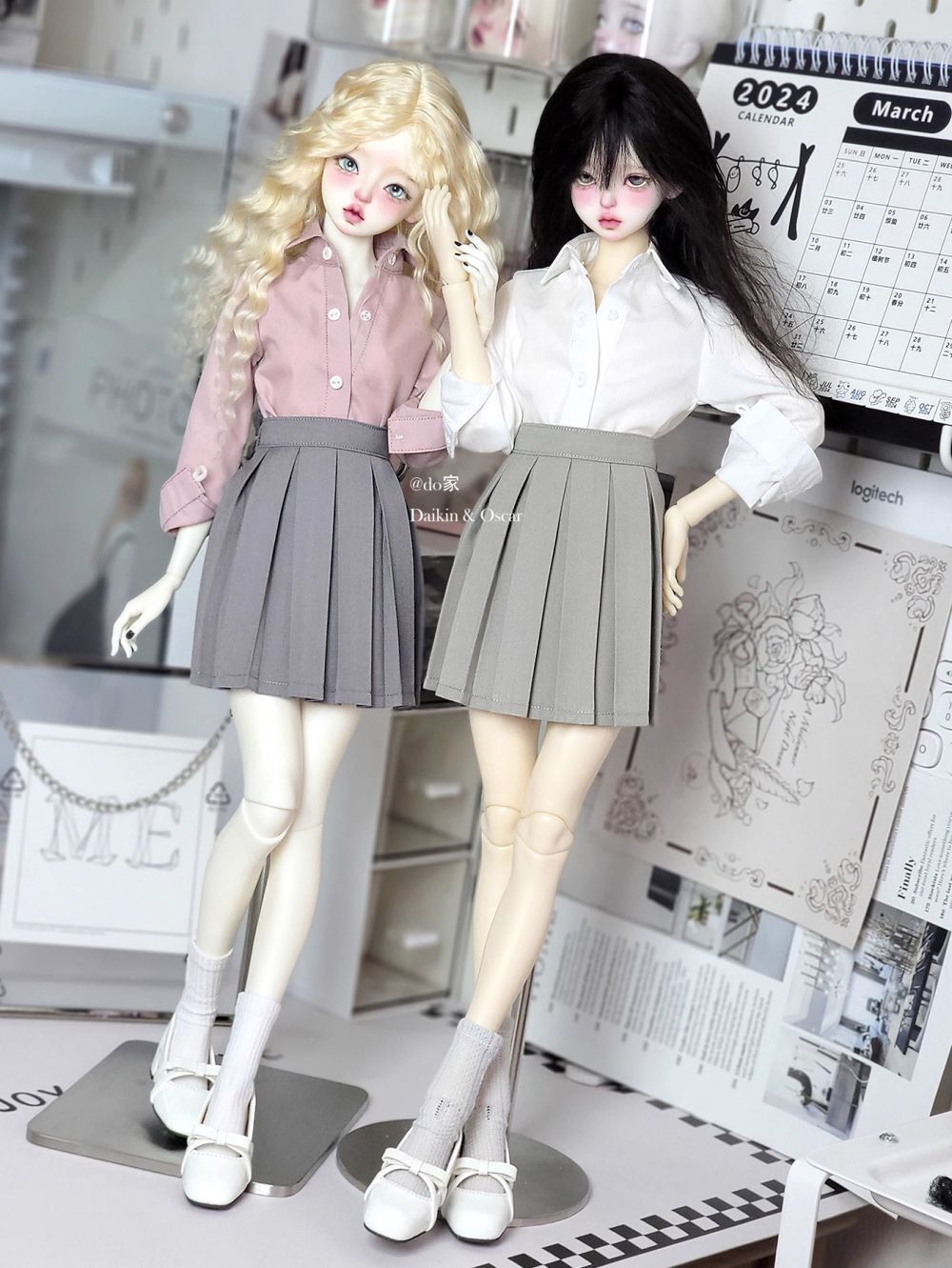 Yシャツ(白)(40cm/MSD/MDD)（MSD・MiniDD）｜DOLK（ドルク）