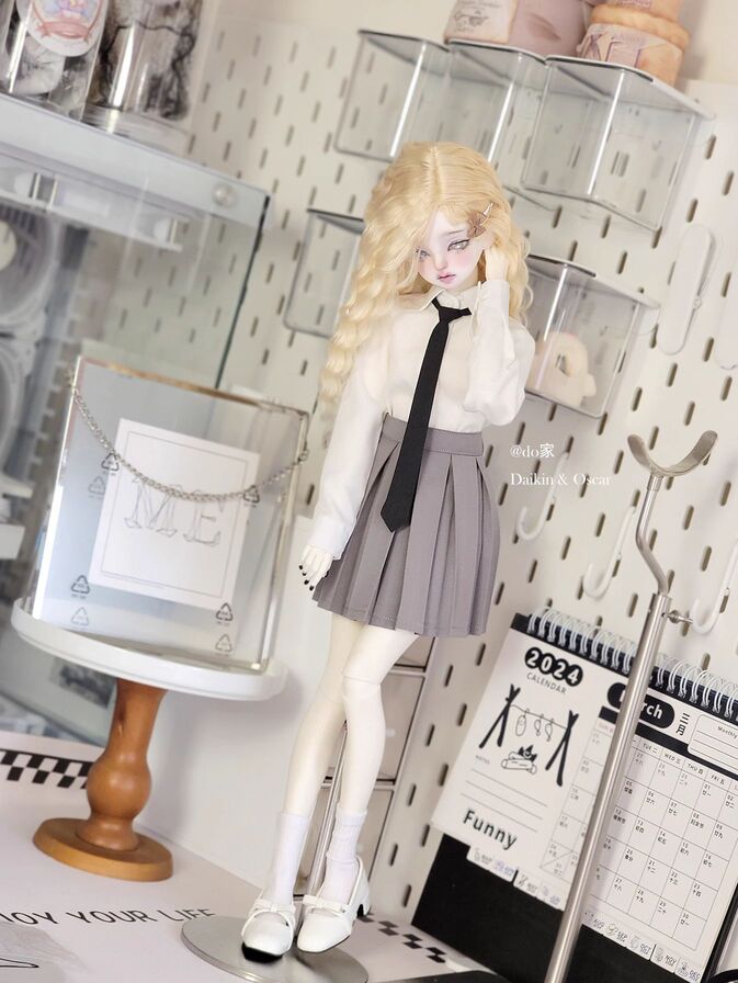 Yシャツ(白)(40cm/MSD/MDD)（MSD・MiniDD）｜DOLK（ドルク）