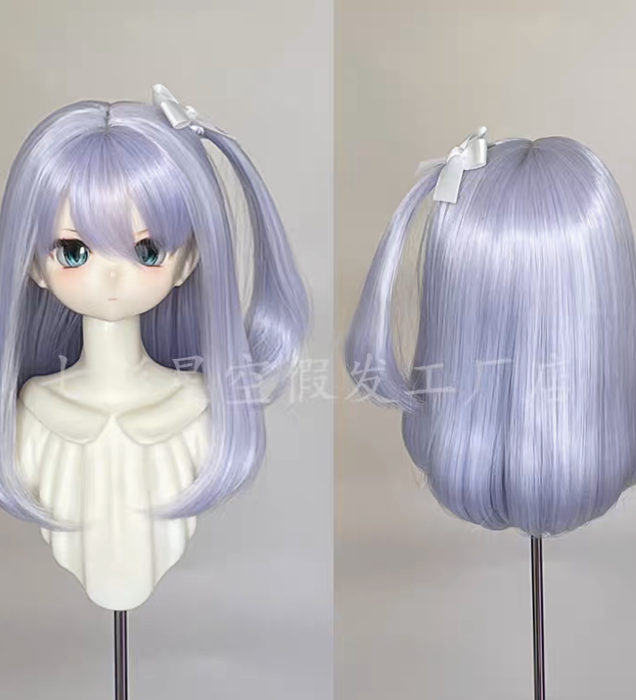 ハーフアップサイド(紫:3分（头围22-23cm)8-9inch｜DOLK（ドルク）