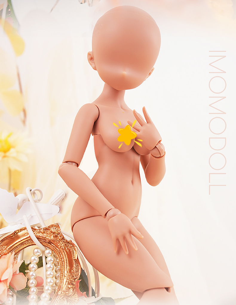 数量限定】1/4 Girl Body (咪咪 Ver.2) Chest L-Chocolate Skin｜DOLK（ドルク）