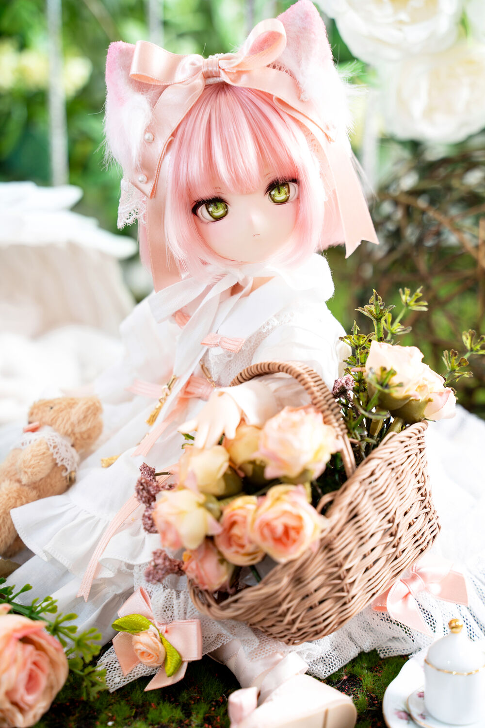 DOLK×PUYOO DOLL】Baby Kumako Chaton la Roseraie ver. Limited  世界20体限定｜DOLK（ドルク）